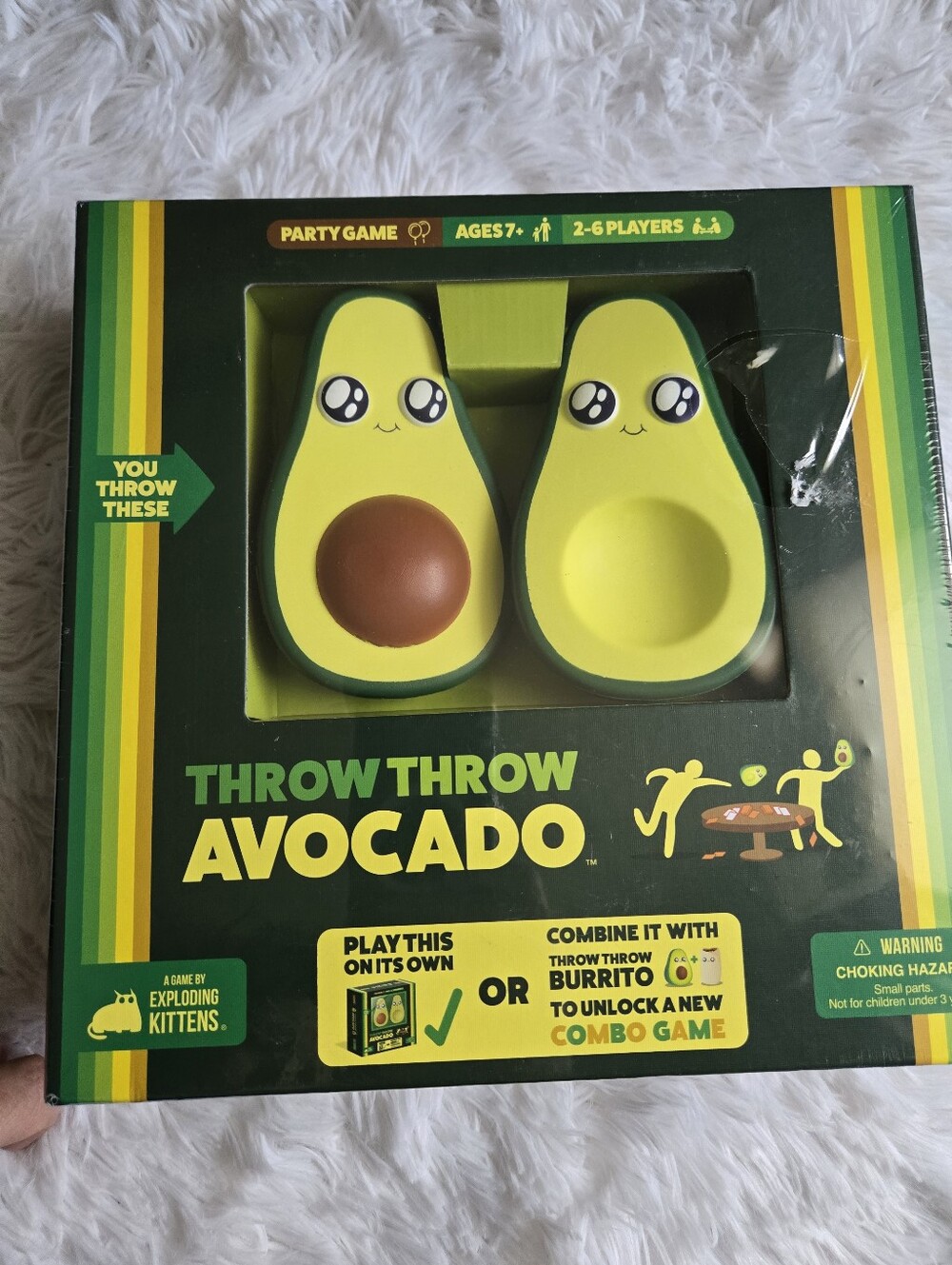 Throw Throw Avocado Party Game - New In Box